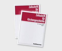 Zeitschrift für Kirchengeschichte Kohlhammer Verlag