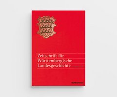 Zeitschrift für Württembergische Landesgeschichte Kohlhammer Verlag