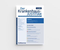 Zeitschrift Der Krankenhaus Justitiar Kohlhammer Verlag